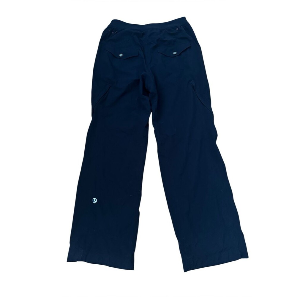 Lululemon Vintage Y2K Baggy Low Rise Kung Fu Cargo Pants Black Size S